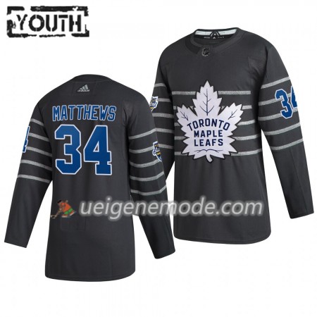 Kinder Toronto Maple Leafs Trikot Auston Matthews 34 Grau Adidas 2020 NHL All-Star Authentic
